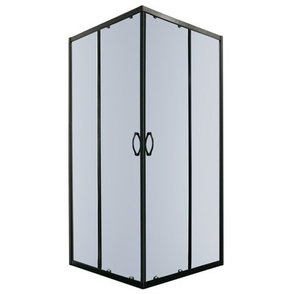 Novoterm Tiara SQ sprchový kút 79 x 79 x 190 cm, sklo grafit