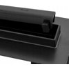 Besco MODERN BLACK štvrťkruhový sprchový kút 80 x 80 x 190 cm, profil čierny