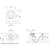 Cersanit INVERTO WC misa závesná Streamon s voľnopadajúcim sedátkom 52 x 35,5 cm S701-432