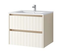 Kúpeľňová skrinka Melito set s umývadlom 60 cm 002-SU60-02+UP4530-600
