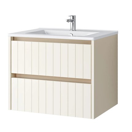 Kúpeľňová skrinka Melito set s umývadlom 60 cm 002-SU60-02+UP4530-600