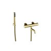 Besco VEO termostatická vaňová batéria brúsená zlatá BW-VST-ZS