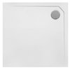BESCO ACRO ULTRASLIM štvorcová sprchová vanička, liaty mramor 90 x 90 cm ACRO90