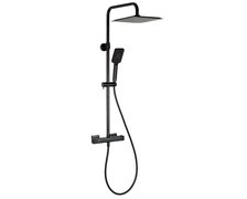 Valvex CUBUS BLACK sprchový set s termostatickou batériou, čierny 2447130
