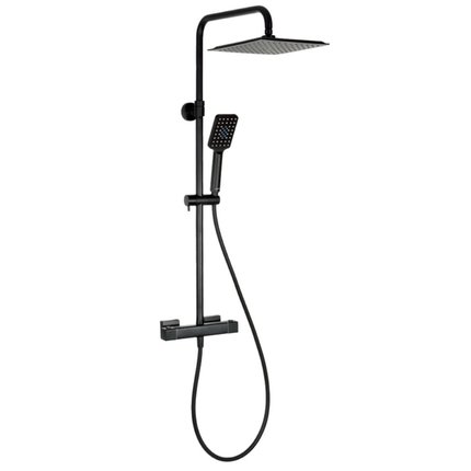 Valvex CUBUS BLACK sprchový set s termostatickou batériou, čierny 2447130