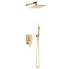 Valvex CARRÉ pod-omietkový sprchový set, zlatý 2455790