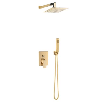 Valvex CARRÉ pod-omietkový sprchový set, zlatý 2455790
