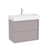Roca TURA Unik Compacto kúpeľňová skrinka s umývadlom 2S 80 x 43 cm A852033559
