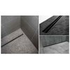 Besco DUO SLIDE BLACK sprchové dvere posuvné 110 x 195 cm, sklo číre, profil čierny