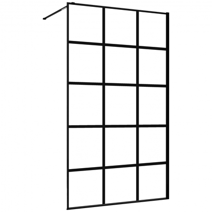 Rea BLER1 sklená sprchová zástena profil Black 120 x 195 cm K7957
