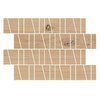 Cersanit SANDWOOD BEIGE TRAPEZE mozaika matná 20 x 29,9 cm WD484-010
