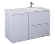 Elita SPLIT skrinka pod umývadlo 100 cm 2S + kôš, stone matt 168153