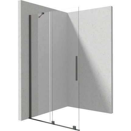 Deante PRIZMA sprchová zástena Walk-in - posuvná 90 x 195 cm, sklo číre KTJ_D39R