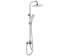 Rea ARGUS sprchový set vysoký s výtokom do vane, chróm P7856