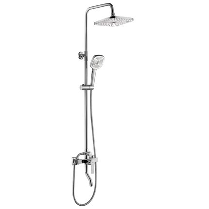 Rea ARGUS sprchový set vysoký s výtokom do vane, chróm P7856