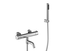 Besco VEO termostatická vaňová batéria brúsený nikel BW-VST-NS