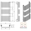 LUXRAD OPTIMUS kúpeľňový radiátor 93,4 x 45 cm OPM9344507016