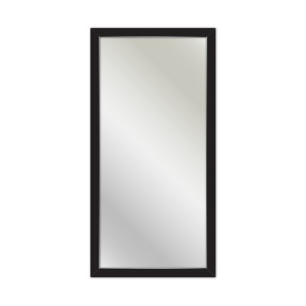 Home SLIM BLACK zrkadlo v ráme 50 x 100 cm