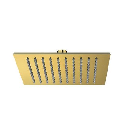 Valvex Carre Gold – Sprchová hlavica 250 × 250 mm, 2455590