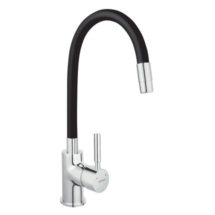 Novaservis Drezová stojanková batéria pre prietokový ohrievač, čierna-chróm BZA4BLP