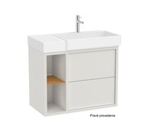 Roca TURA Unik Compacto kúpeľňová skrinka s umývadlom asymetrická 2S 80 x 43 cm, pravá A852027558