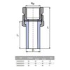 Ekoplastik PP-R skrutka vnútorná 20 x 1/2'' PN 20