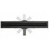 Rea FARGO BLACK MAT Sprchové dvere jednokrídlové 100 x 195 cm sklo číre K6330