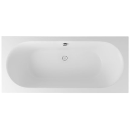 Excellent Oceana SLIM – Obdĺžniková akrylátová vaňa do kúpeľne 180 × 80 cm, biely mat (WAEX.OCE18EDMS)