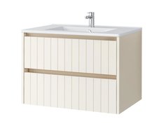 Kúpeľňová skrinka Melito set s umývadlom 70 cm 002-SU70-02+UP4530-700