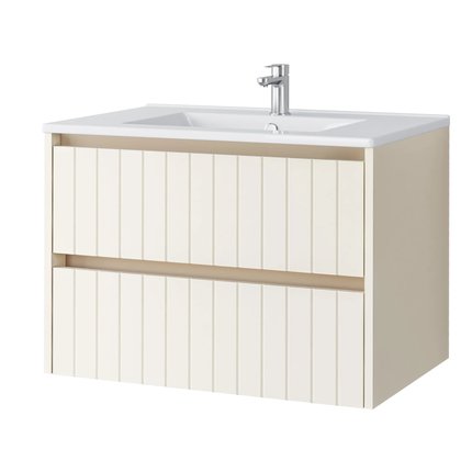 Kúpeľňová skrinka Melito set s umývadlom 70 cm 002-SU70-02+UP4530-700