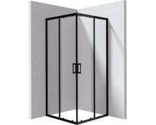 Deante FUNKIA EVO sprchový kút 90 x 90 x 195 cm sklo číre, profil čierny KYC_N099P