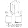 Deante PRIZMA sprchová zástena Walk-in - posuvná 90 x 195 cm, sklo číre KTJ_R39R