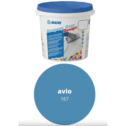 MAPEI KERAPOXY Easy Design EPOXIDOVÁ ŠKÁROVACIA HMOTA 3 kg 167 avio