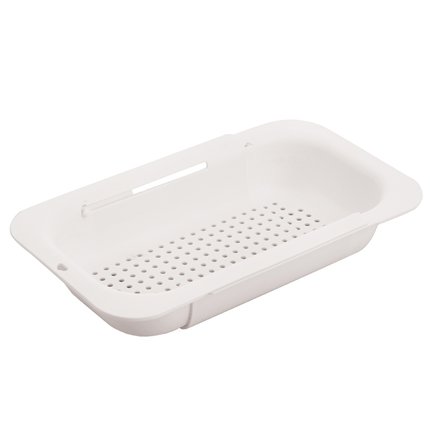 Kuchinox výsuvný odkvapkávač na drez 34,5 - 47,8 x 20 cm, biely EKO_600A