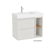 Roca TURA Unik Compacto kúpeľňová skrinka s umývadlom asymetrická 2S 80 x 43 cm, ľavá A852028558