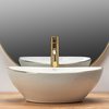 Rea SOFIA GOLD EDGE keramické umývadlo na dosku 41 x 34,5 cm U3287