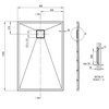 Rea ATLAS CHROM sprchový kút 120 x 80 x 200 cm, sklo číre, pravý K4668 + K4332