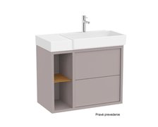 Roca TURA Unik Compacto kúpeľňová skrinka s umývadlom asymetrická 2S 80 x 43 cm, pravá A852027559