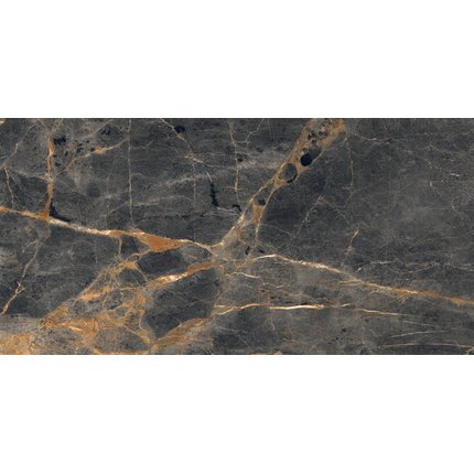 HOME FLURY NERO MAT GLOSSY GRANULLA gresová rektifikovaná dlažba / obklad 60 x 120 cm