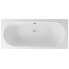 Excellent Oceana SLIM – Obdĺžniková akrylátová vaňa do kúpeľne 160 × 75 cm, biely mat (WAEX.OCE16EDMS)