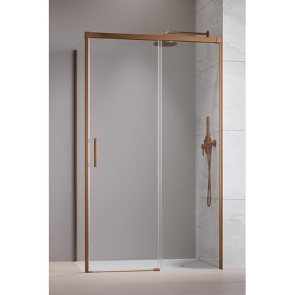 Radaway IDEA Brushed Copper KDJ sprchový kút 110 x 120 x 205 cm 387041-93-01R+387054-93-01L