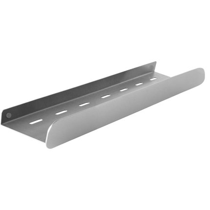 REA SF03 kúpeľňová polička 45 cm, brúsená oceľ, REA-47002