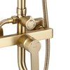 Rea ARGUS sprchový set vysoký s výtokom do vane, brúsená zlatá P7841