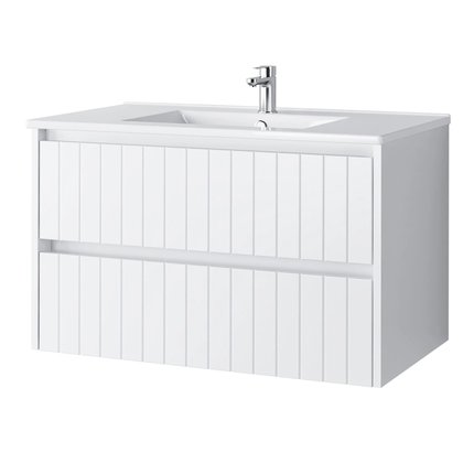 Kúpeľňová skrinka Melito set s umývadlom 80 cm 002-SU80-01+UP4530-800