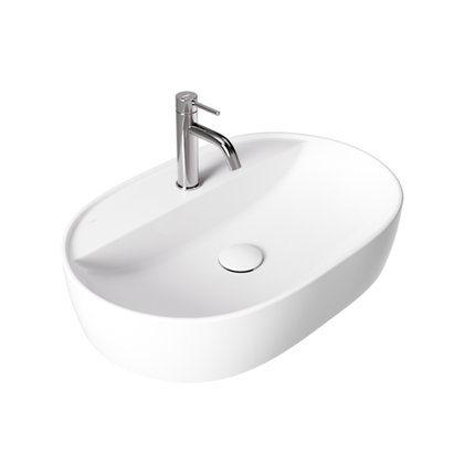 Besco CeraBe ANES CERA-LINE White keramické umývadlo na dosku 60 x 40 cm UNC-60-ANB