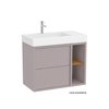 Roca TURA Unik Compacto kúpeľňová skrinka s umývadlom asymetrická 2S 80 x 43 cm, ľavá A852028559