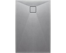 Deante CORREO granitová obdĺžniková sprchová vanička 90 x 120 x 3,5 cm sivá metalíza KQR_S43B