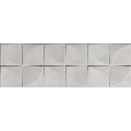 Ceramika Konskie Saragossa white quadra obklad lesklý, rektifikovaný 25 x 75 cm