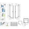 Radaway Essenza PRO DWJ sprchové dvere 110 x 200 cm 10099110-01-01R