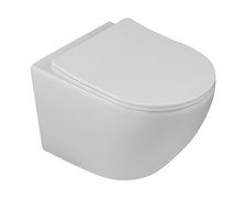 Laveo DESNA CYCLEON WC misa závesná Rimless 48,5 x 37 x 32 cm s voľne padajúcim sedátkom VMD_609S